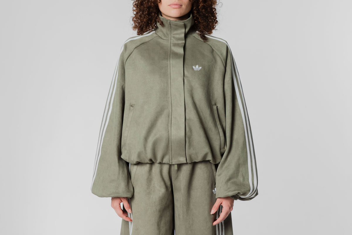 Women's adidas Adilenium 6 Faux Suede Track Top - LH1923 - Lust México