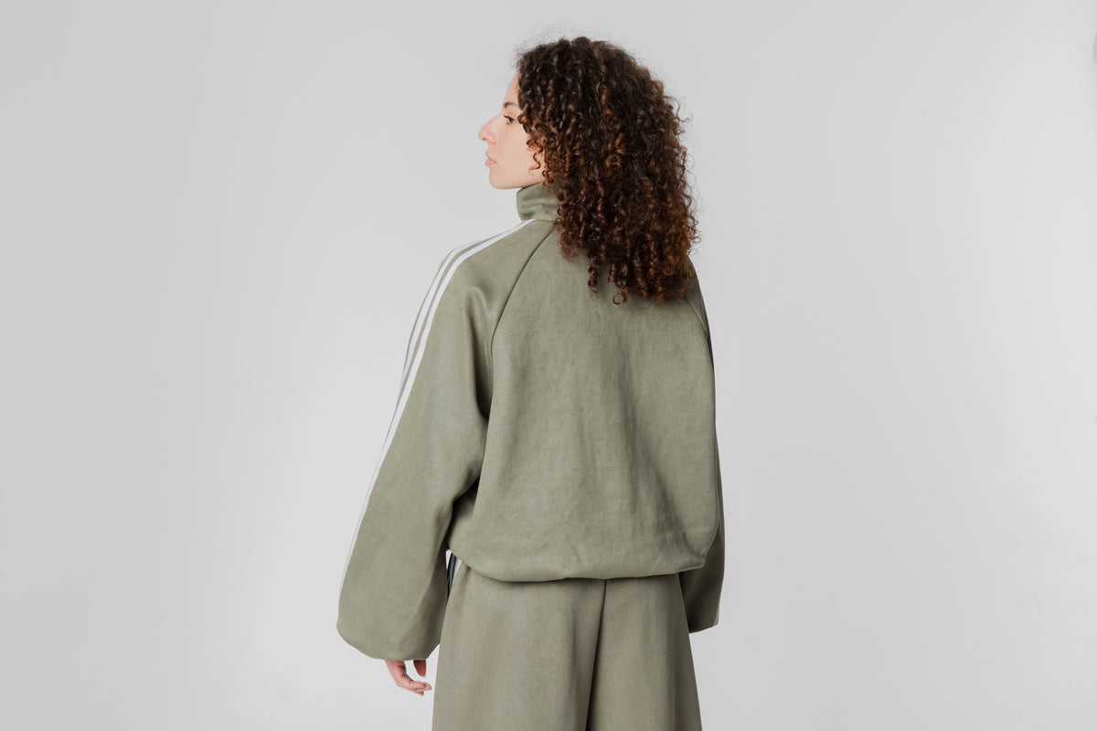 Women's adidas Adilenium 6 Faux Suede Track Top - LH1923 - Lust México