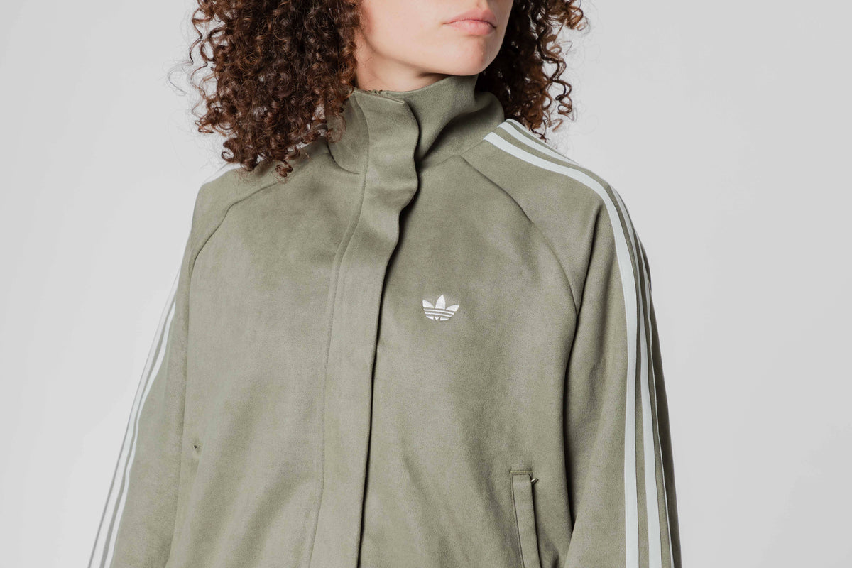 Women's adidas Adilenium 6 Faux Suede Track Top - LH1923 - Lust México