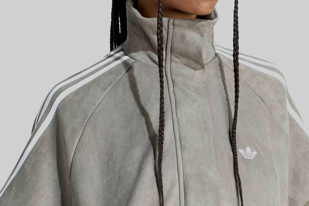 Women's adidas Adilenium 6 Faux Suede Track Top - LH1923 - Lust México