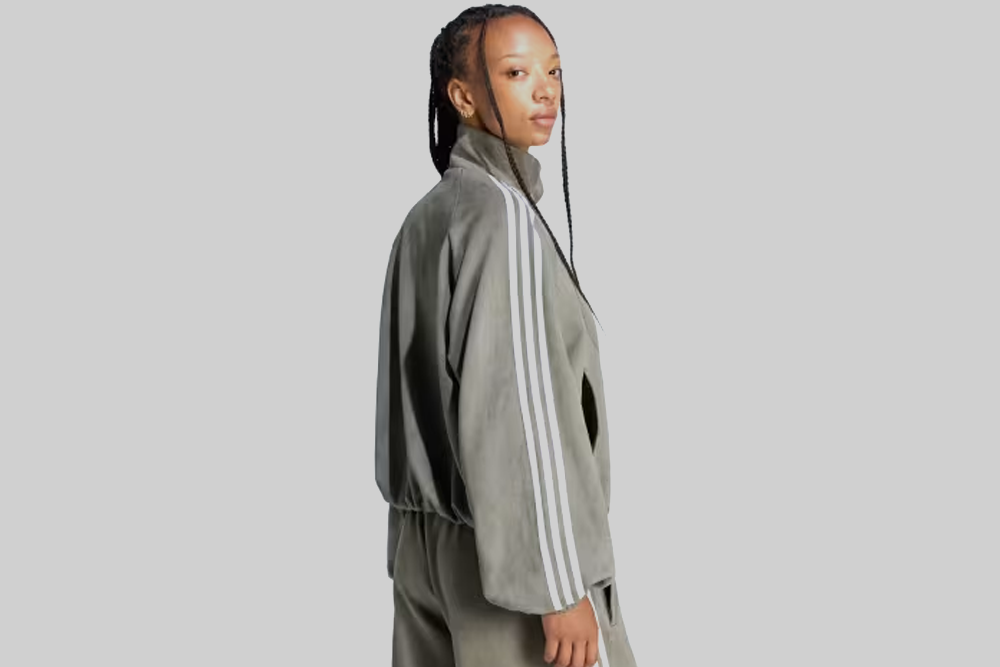 Women's adidas Adilenium 6 Faux Suede Track Top - LH1923 - Lust México