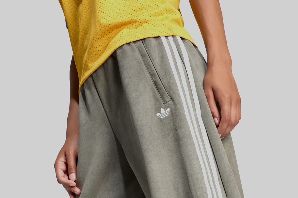 Women's adidas Adilenium 6 Faux Suede Track Pants - LH1927 - Lust México