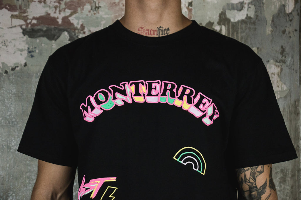 Lust x Flow Fest Line UP MTY Tee + Ticket S LUST BRAND