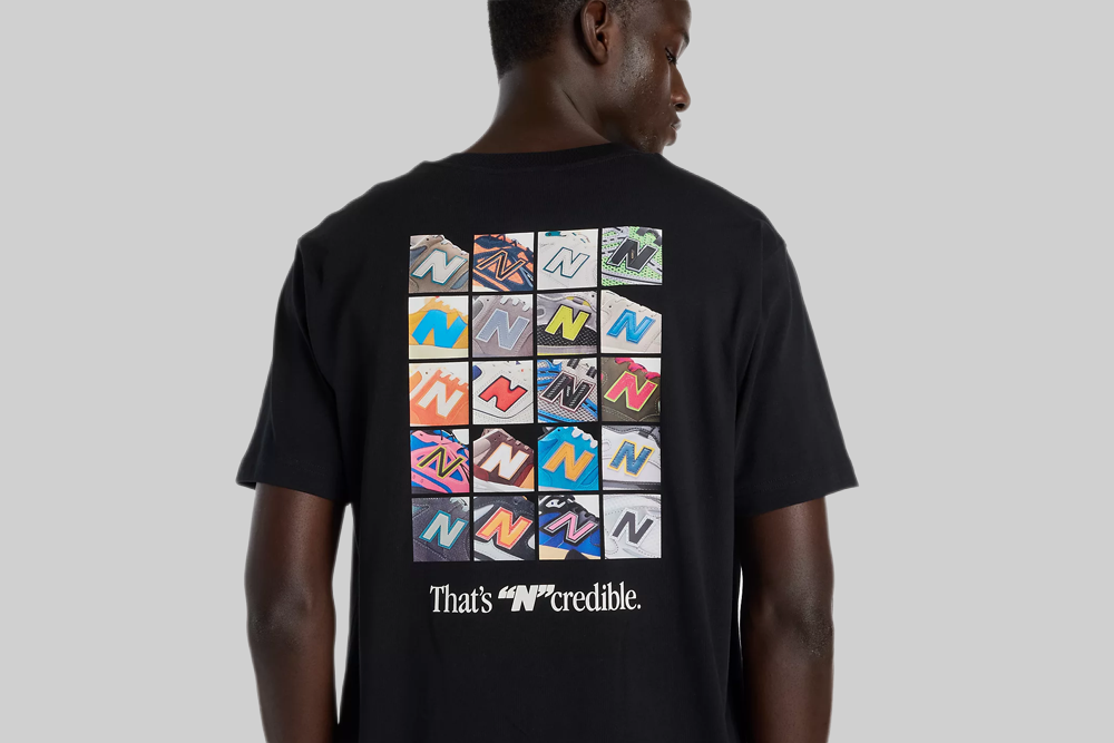 New Balance N Collage T-Shirt - MT6161TQ_BK - Lust México