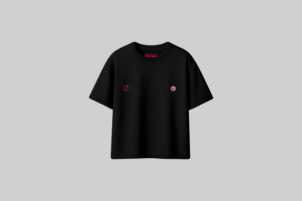 J Balvin Omerta Pin T-Shirt - OMT01-BLK - Lust México