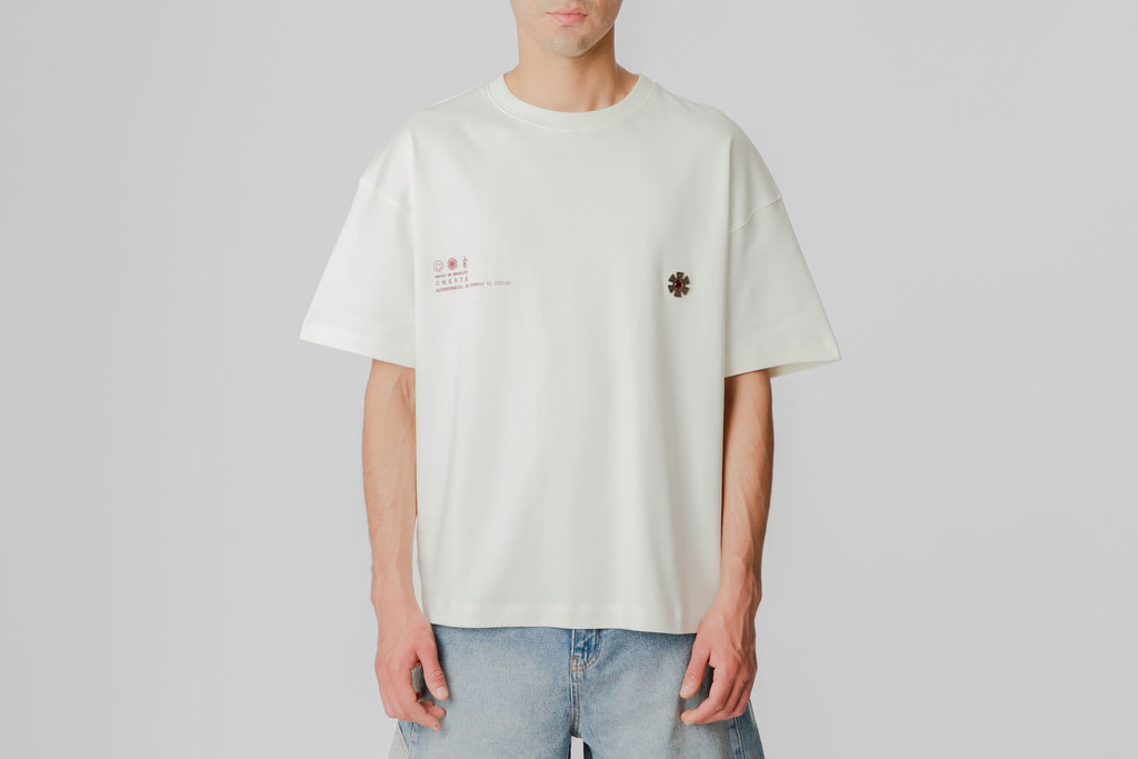 J Balvin Omerta Pin T-Shirt - OMT02-WHT - Lust México