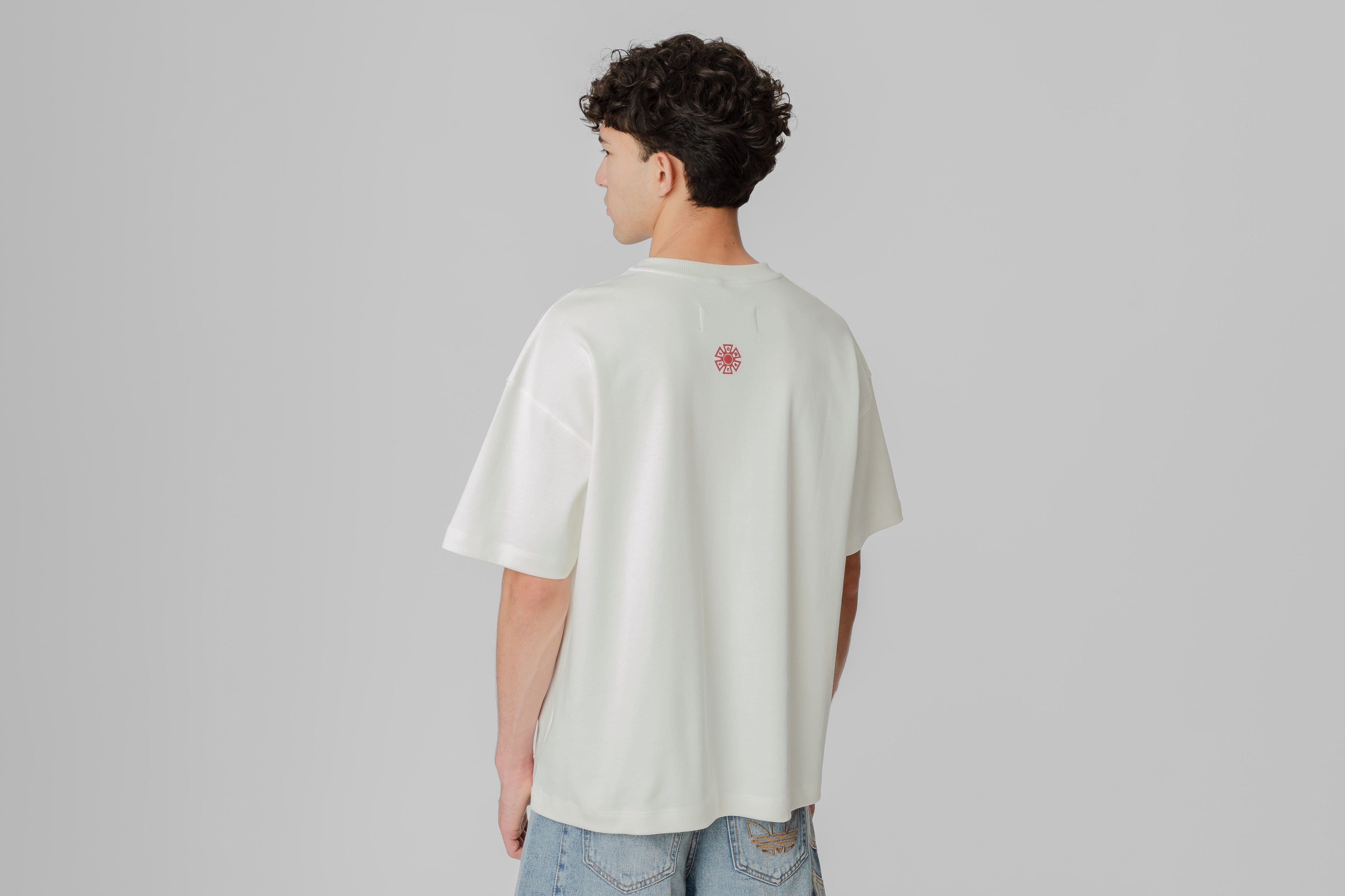 J Balvin Omerta Pin T-Shirt - OMT02-WHT - Lust México
