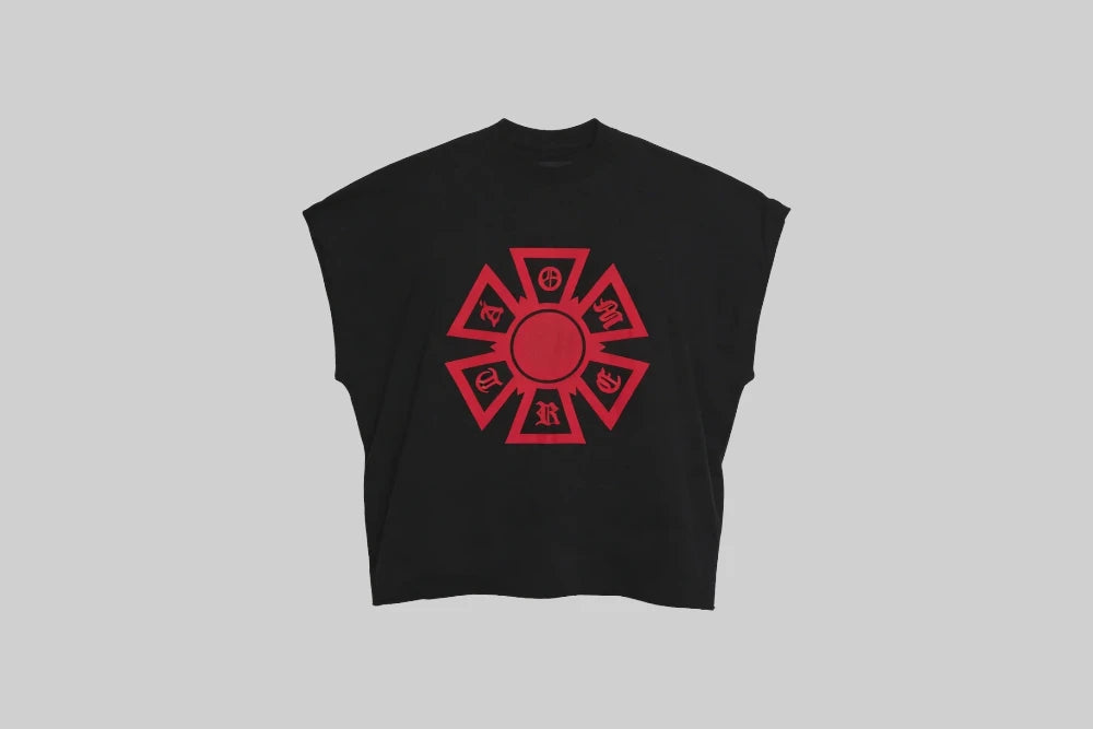 J Balvin Omerta SL Boxy Tee - OMT03-BLK - Lust México