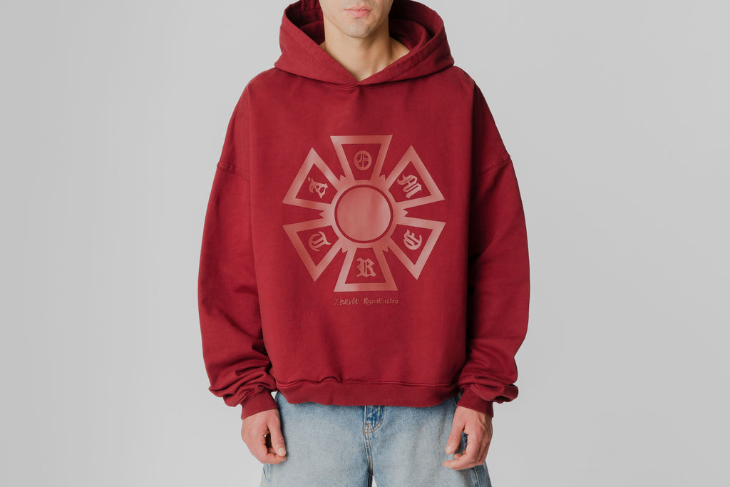 J Balvin Omerta Hoodie - OMT05-MRN - Lust México