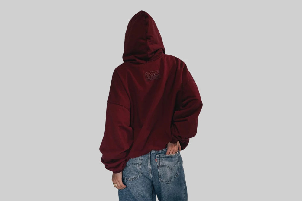 J Balvin Omerta Hoodie - OMT05-MRN - Lust México