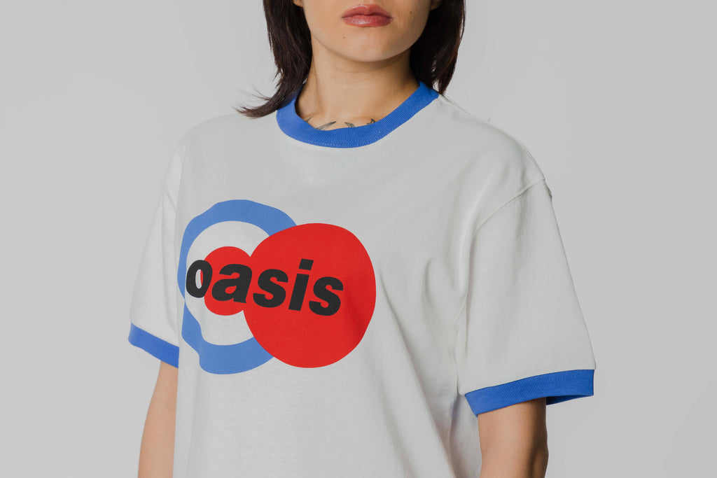 Pleasures x Oasis 1996 Ringer Shirt - P26OA001-WHITE - Lust México
