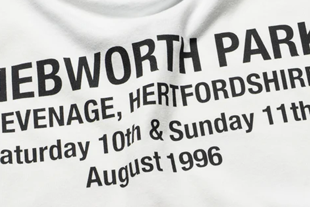 Pleasures x Oasis 1996 Ringer Shirt - P26OA001-WHITE