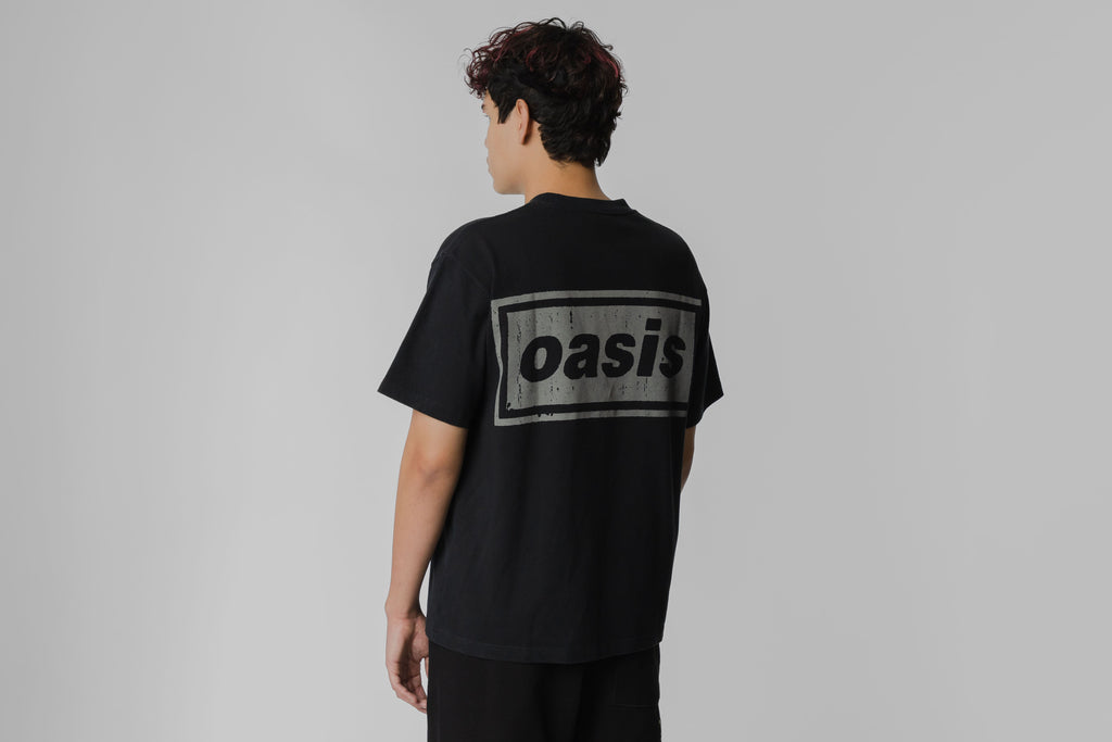Pleasures x Oasis Definitely Heavyweight Shirt Faded - P26OA002-FADED BLACK - Lust México