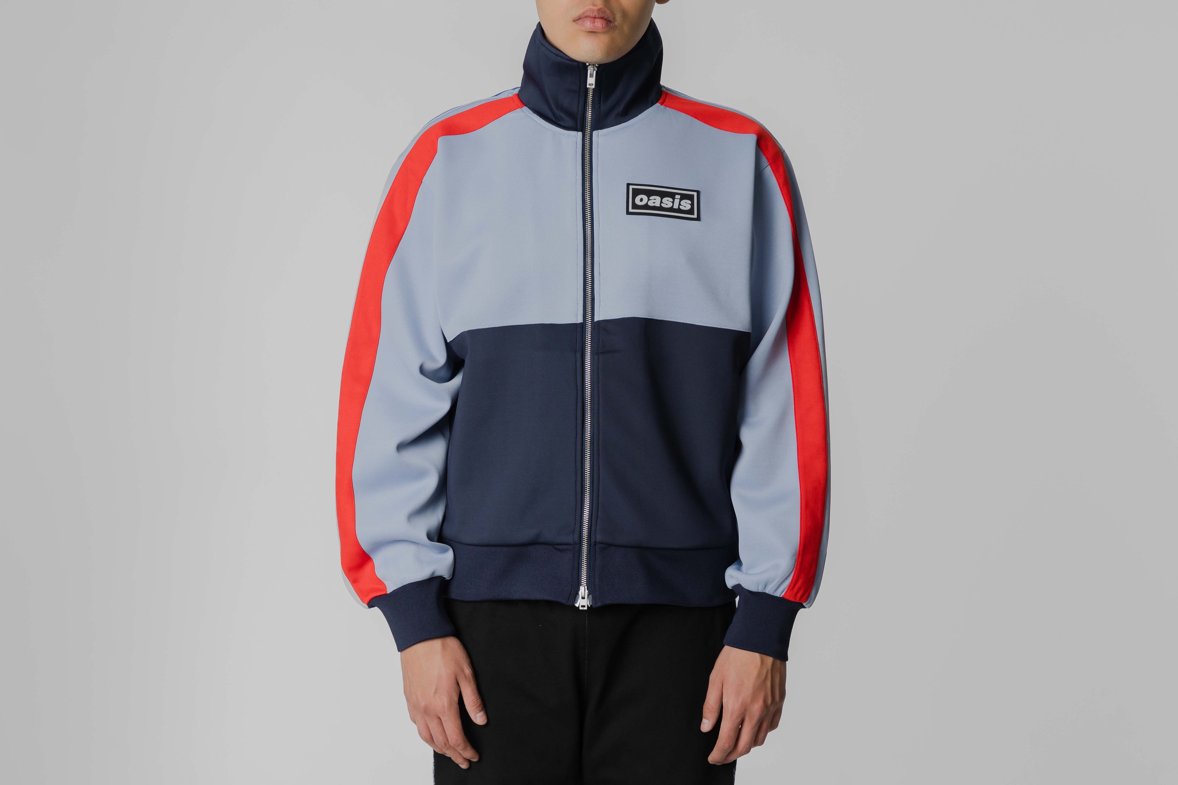Pleasures x Oasis Forever Track Jacket Powder - P26OA003-POWDER BLUE - Lust México