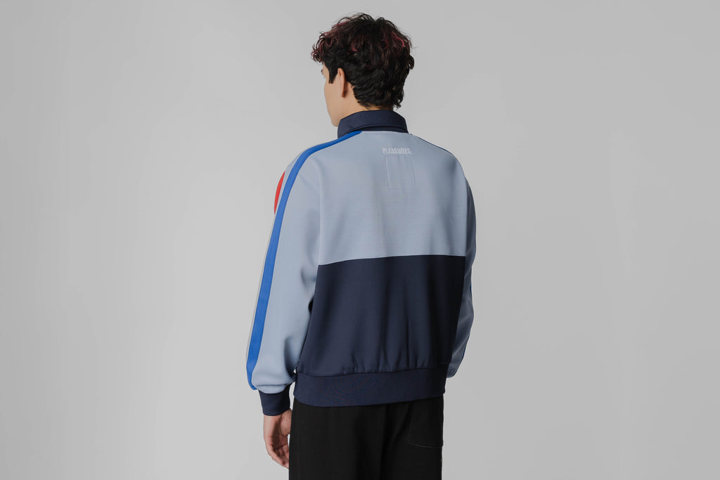 Pleasures x Oasis Forever Track Jacket Powder - P26OA003-POWDER BLUE - Lust México