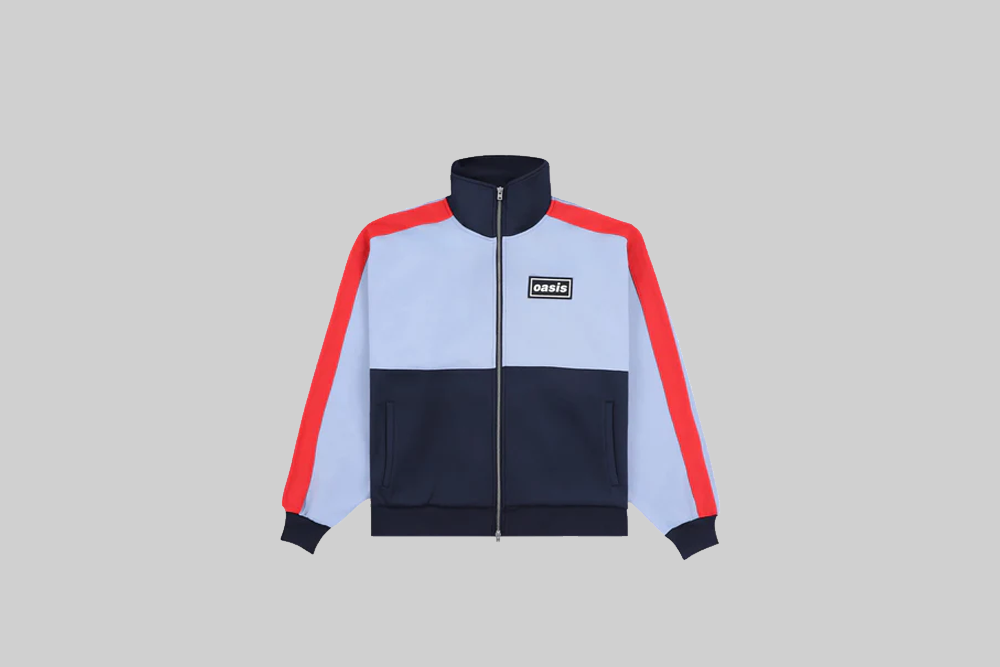 Pleasures x Oasis Forever Track Jacket Powder - P26OA003-POWDER BLUE