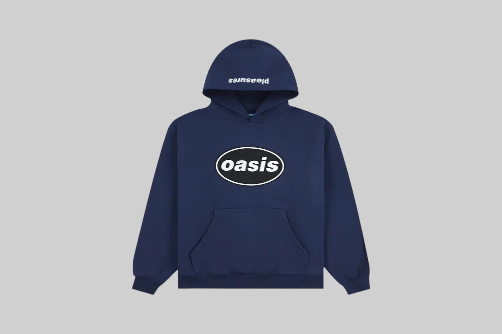 Pleasures x Oasis Knebworth Hoodie - P26OA005-NAVY