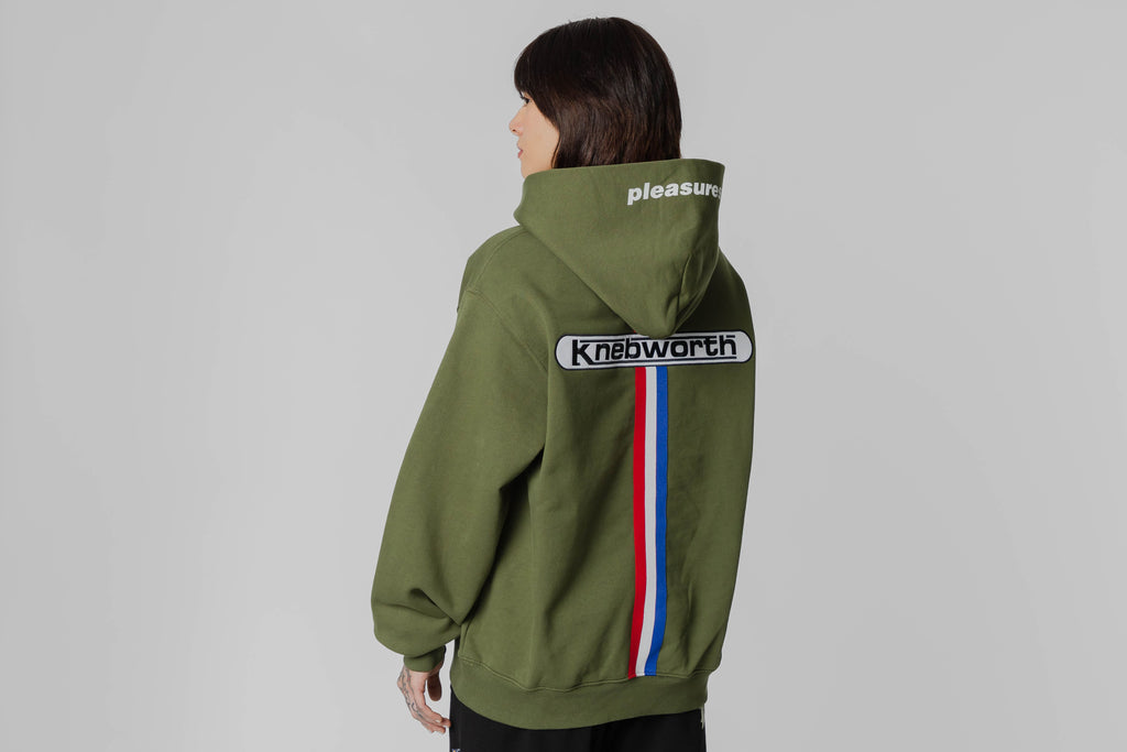 Pleasures x Oasis Knebworth Hoodie - P26OA005-OLIVE - Lust México