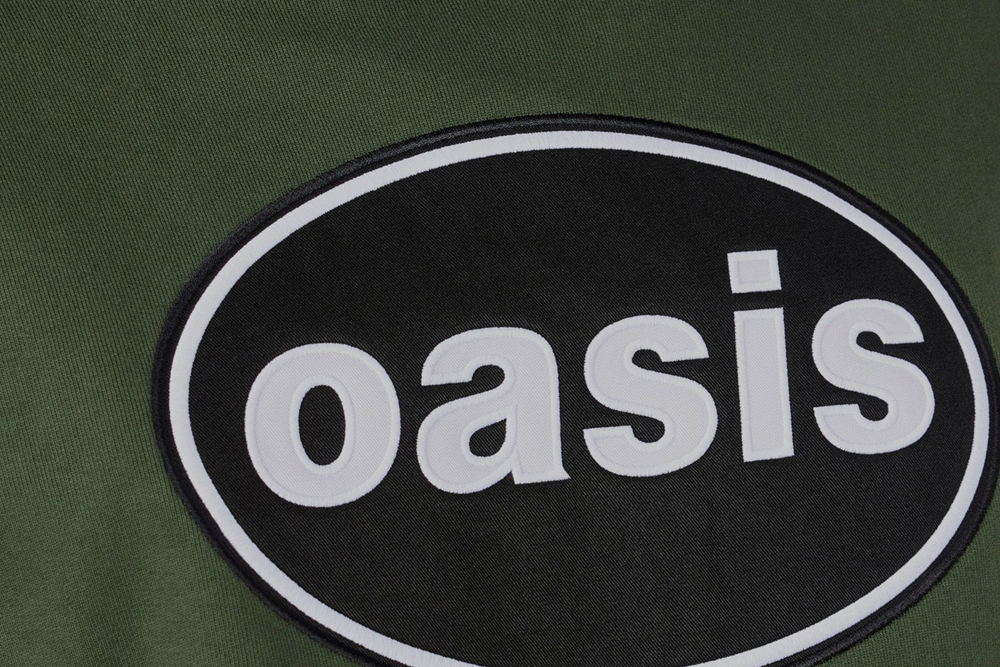 Pleasures x Oasis Knebworth Hoodie - P26OA005-OLIVE