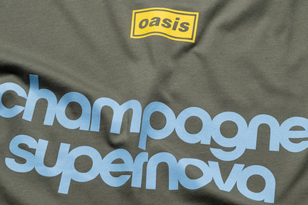 Pleasures x Oasis Nordique T-Shirt Faded - P26OA008-FADED BLACK