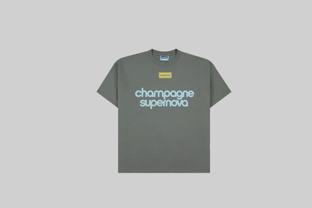 Pleasures x Oasis Nordique T-Shirt Faded - P26OA008-FADED BLACK