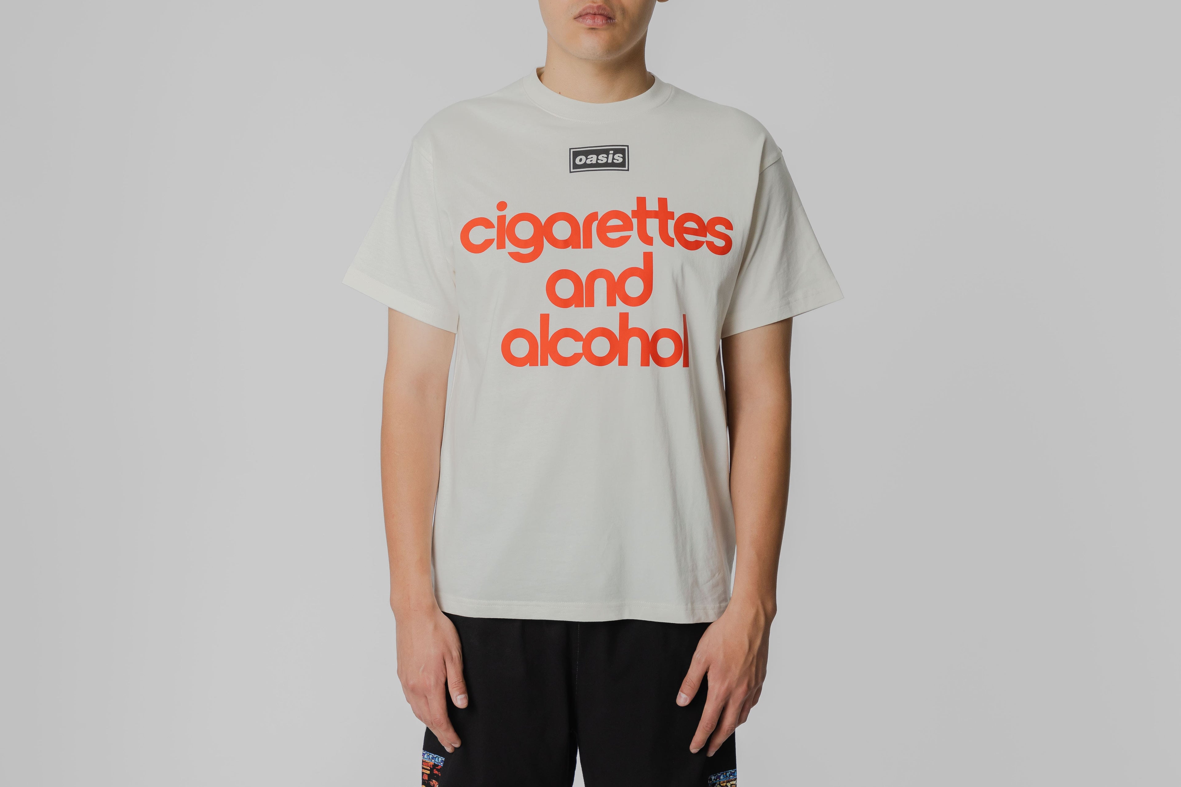 Pleasures x Oasis Nordique T-Shirt VTG - P26OA008-VTG WHITE - Lust México