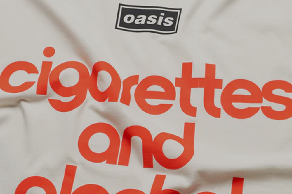 Pleasures x Oasis Nordique T-Shirt VTG - P26OA008-VTG WHITE