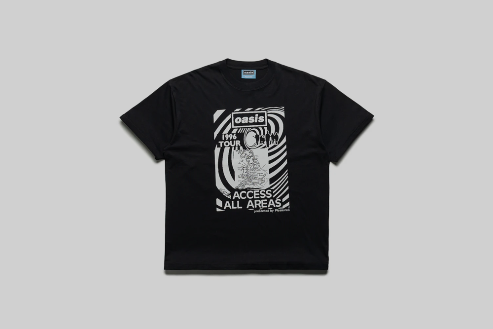 Pleasures x Oasis All Access T-Shirt - P26OA009-BLACK