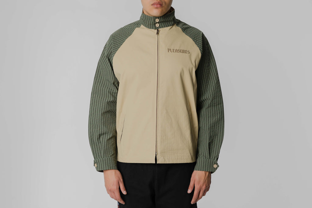 Pleasures Town Harrington Jacket - P26SP002-BEIGE - Lust México