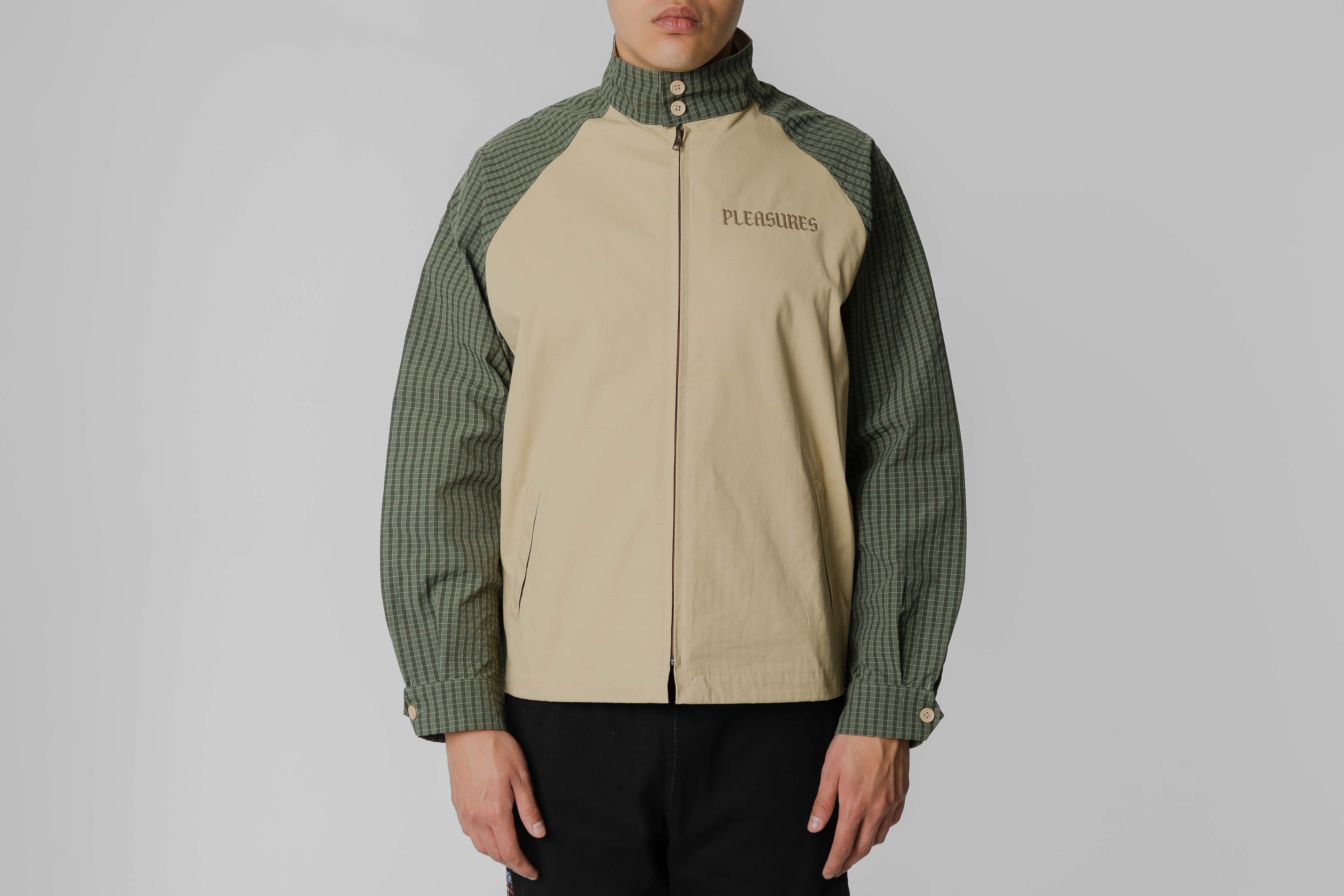 Pleasures Town Harrington Jacket - P26SP002-BEIGE - Lust México
