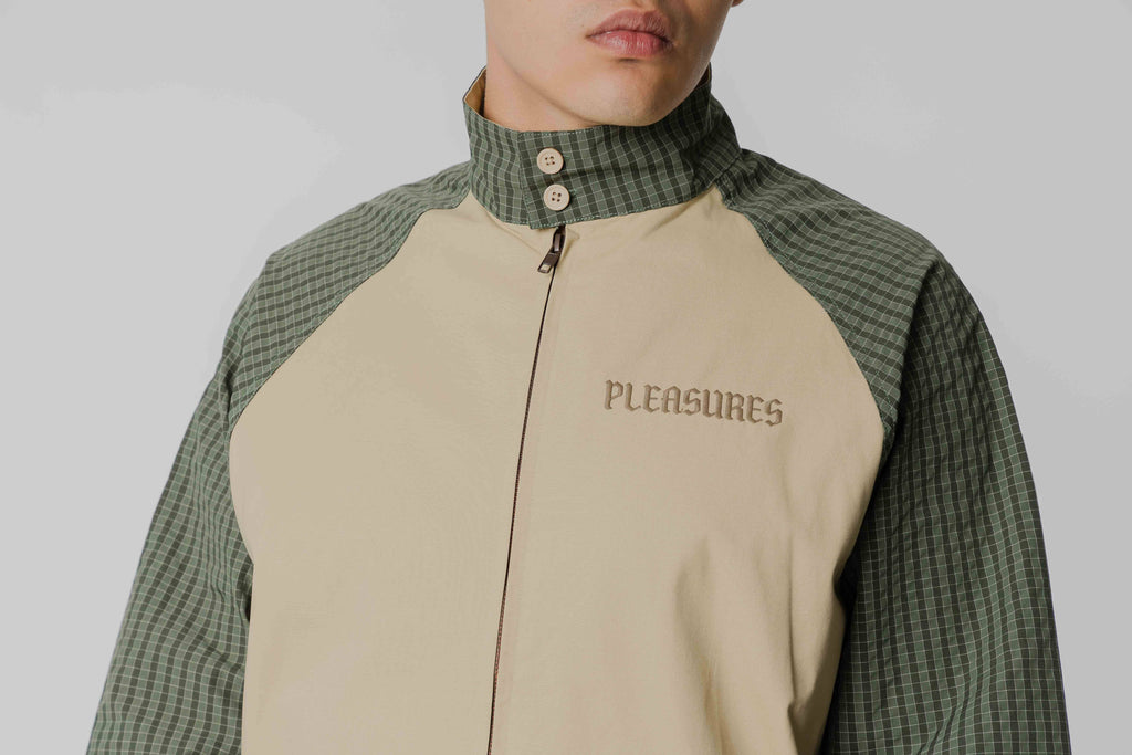 Pleasures Town Harrington Jacket - P26SP002-BEIGE - Lust México
