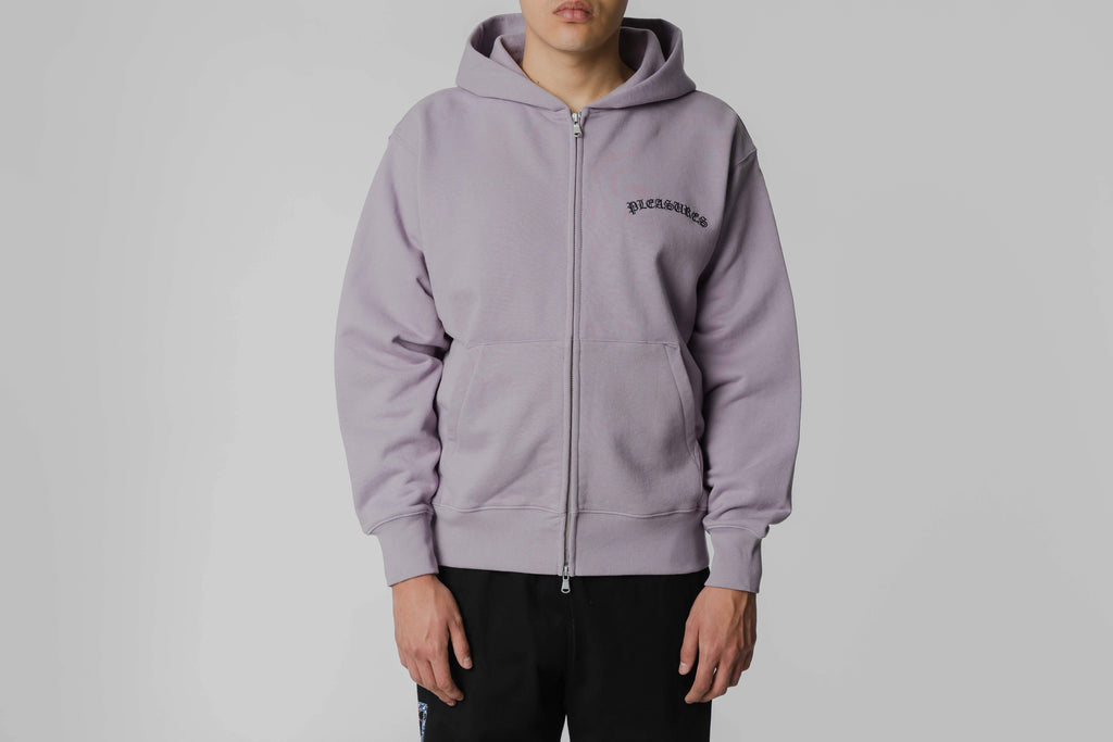 Pleasures Neural Zip Hoodie - P26SP010-LILAC - Lust México