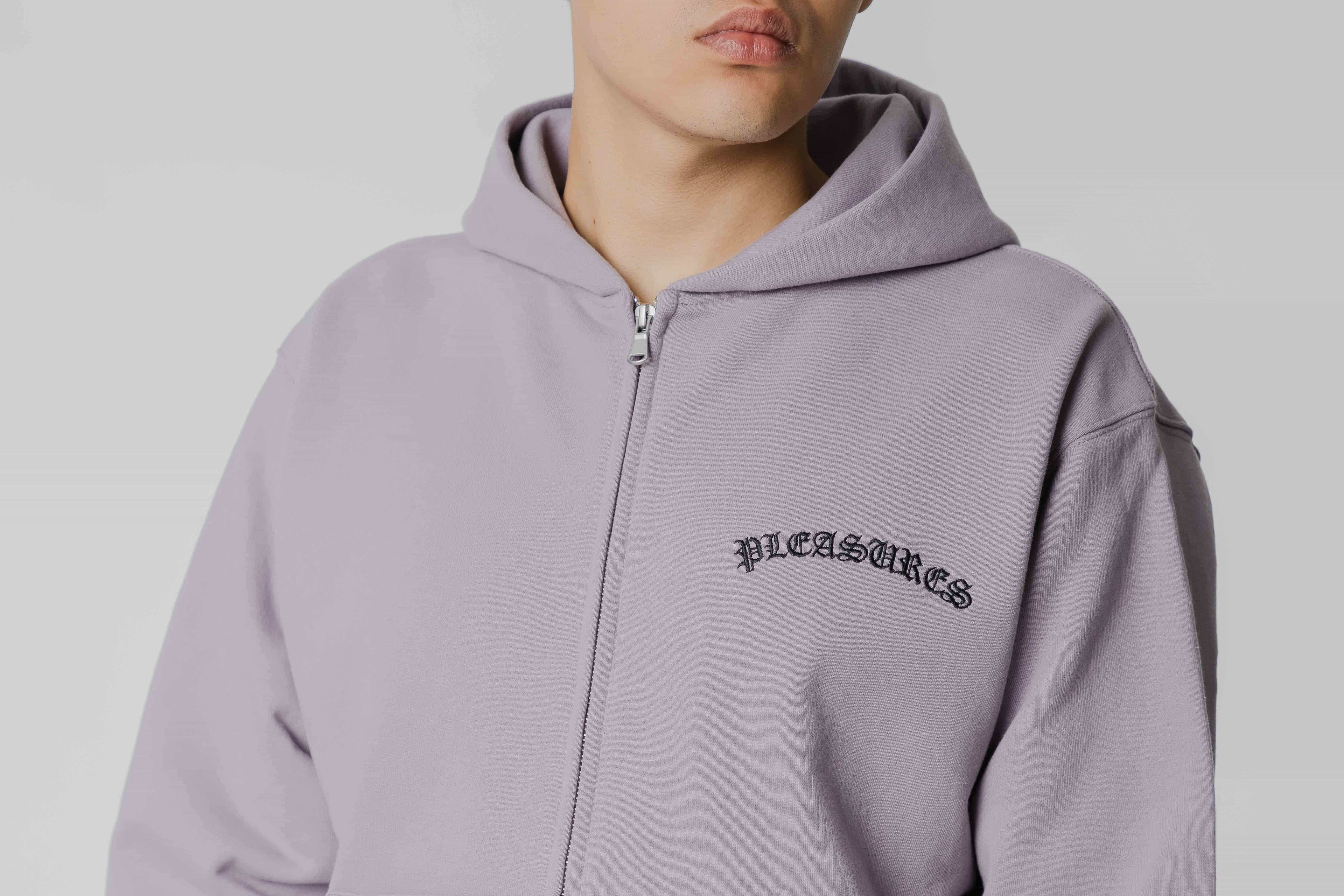 Pleasures Neural Zip Hoodie - P26SP010-LILAC - Lust México