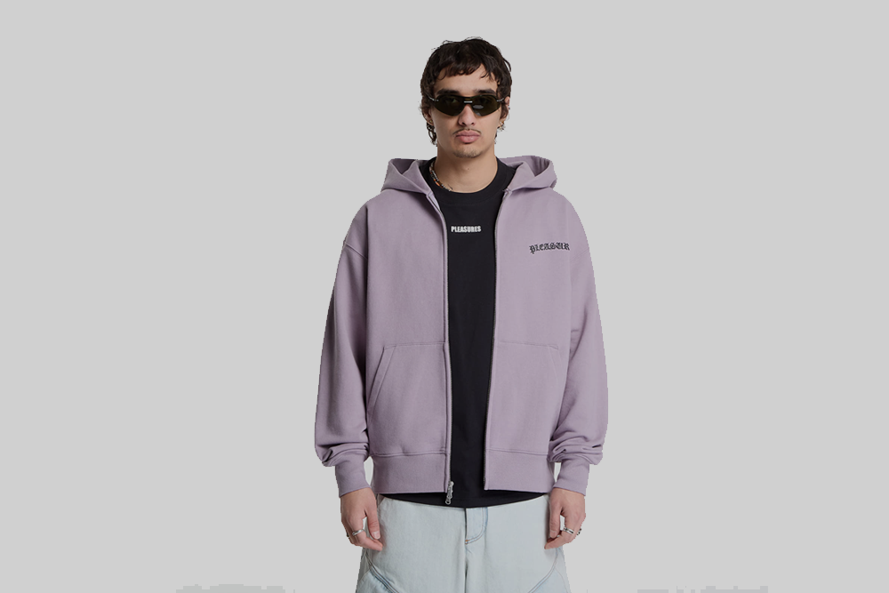 Pleasures Neural Zip Hoodie - P26SP010-LILAC