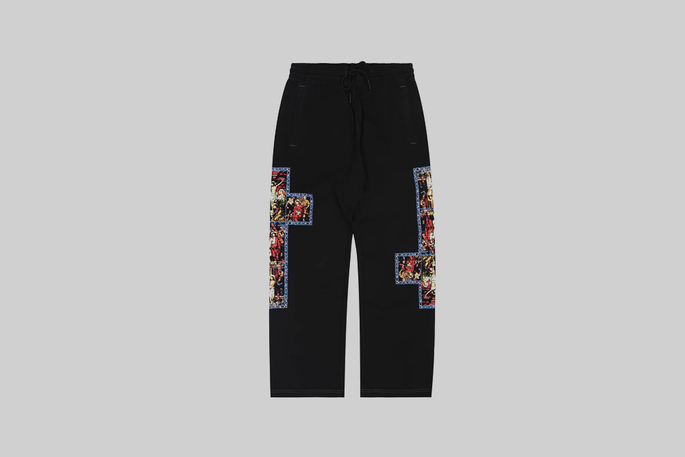 Pleasures Blasphemy Cotton Pants - P26SP023-BLACK