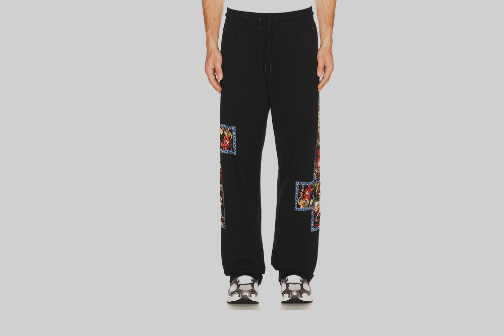 Pleasures Blasphemy Cotton Pants - P26SP023-BLACK