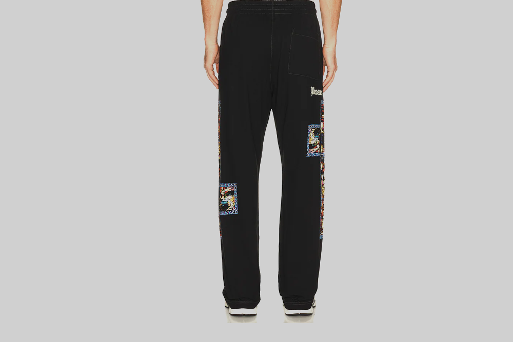Pleasures Blasphemy Cotton Pants - P26SP023-BLACK
