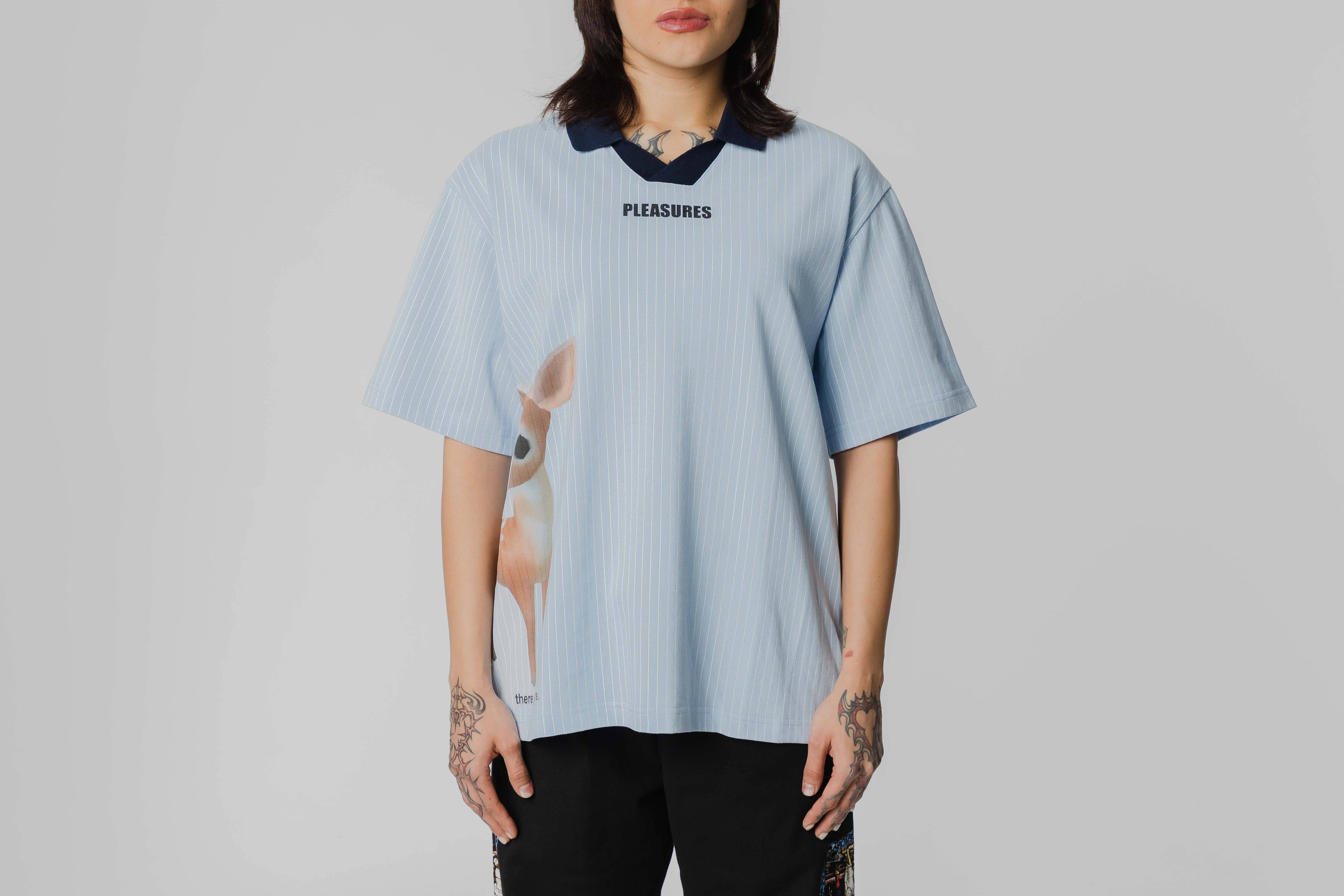 Pleasures Pet Polo - P26SP033-BLUE - Lust México