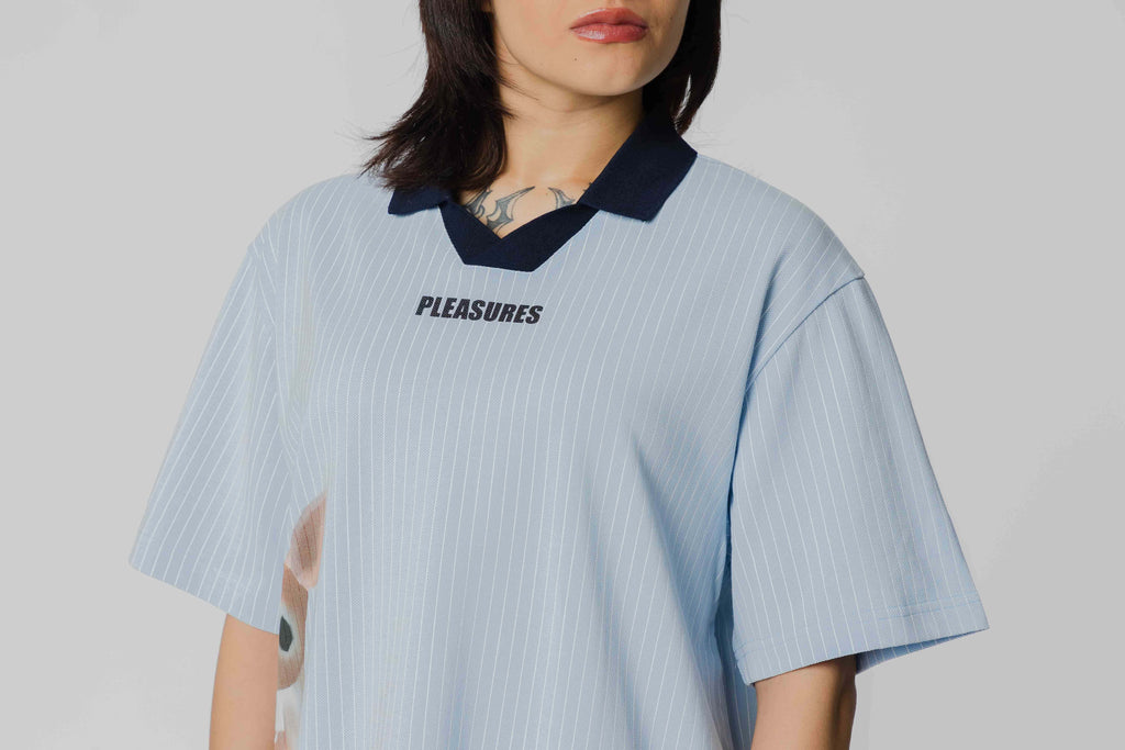 Pleasures Pet Polo - P26SP033-BLUE - Lust México