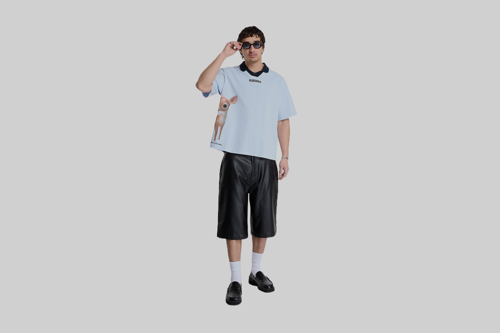 Pleasures Pet Polo - P26SP033-BLUE