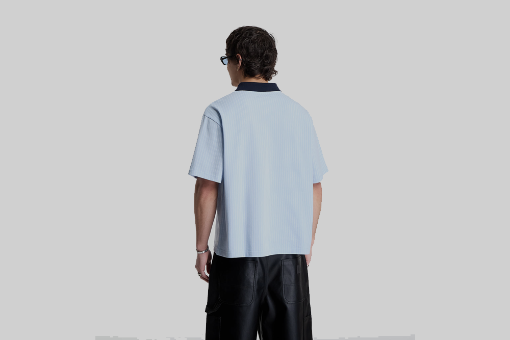 Pleasures Pet Polo - P26SP033-BLUE