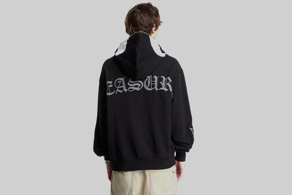 Pleasures Balaclava Zip Hoodie - P26SPZ001-BLACK