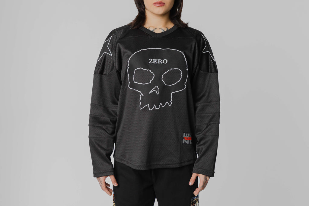 Pleasures Jamie Hockey Jersey - P26SPZ003-BLACK - Lust México