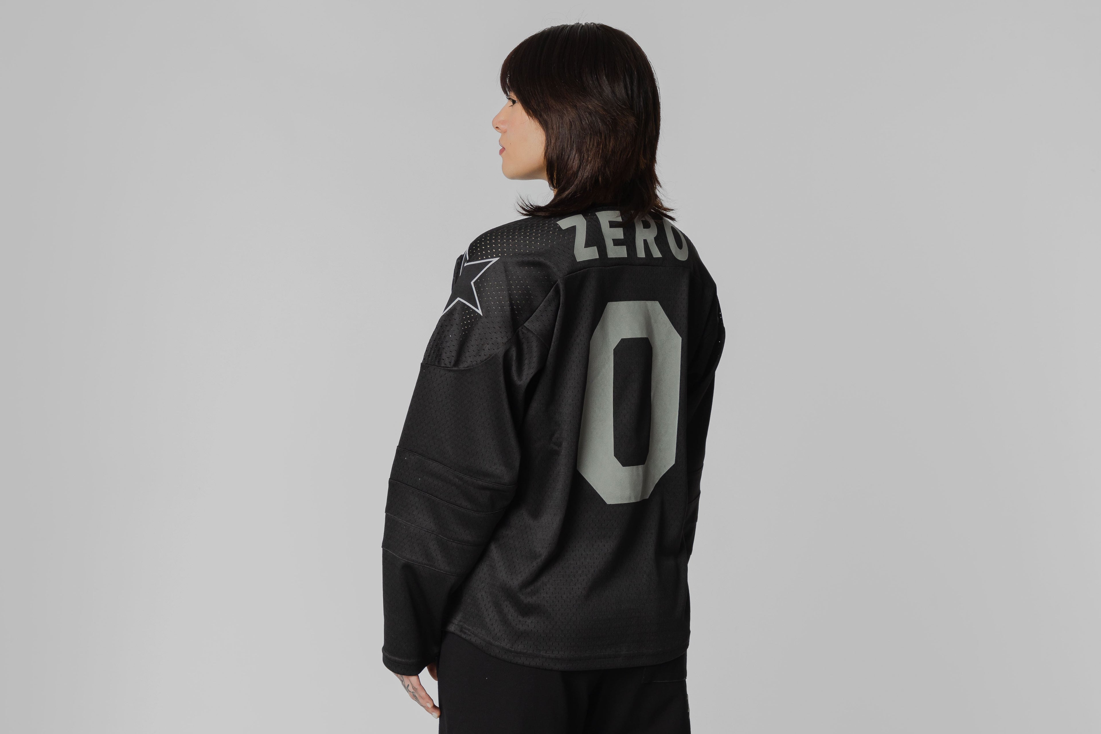 Pleasures Jamie Hockey Jersey - P26SPZ003-BLACK - Lust México