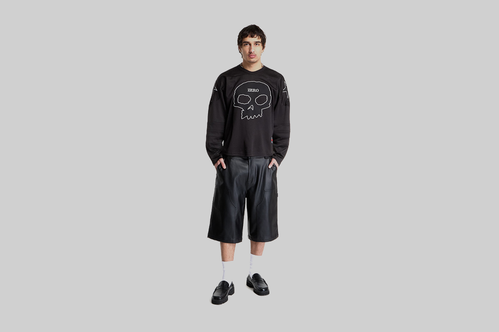 Pleasures Jamie Hockey Jersey - P26SPZ003-BLACK
