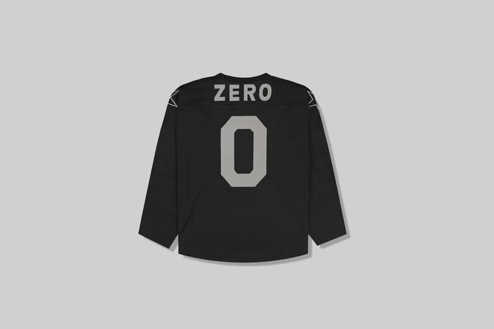 Pleasures Jamie Hockey Jersey - P26SPZ003-BLACK