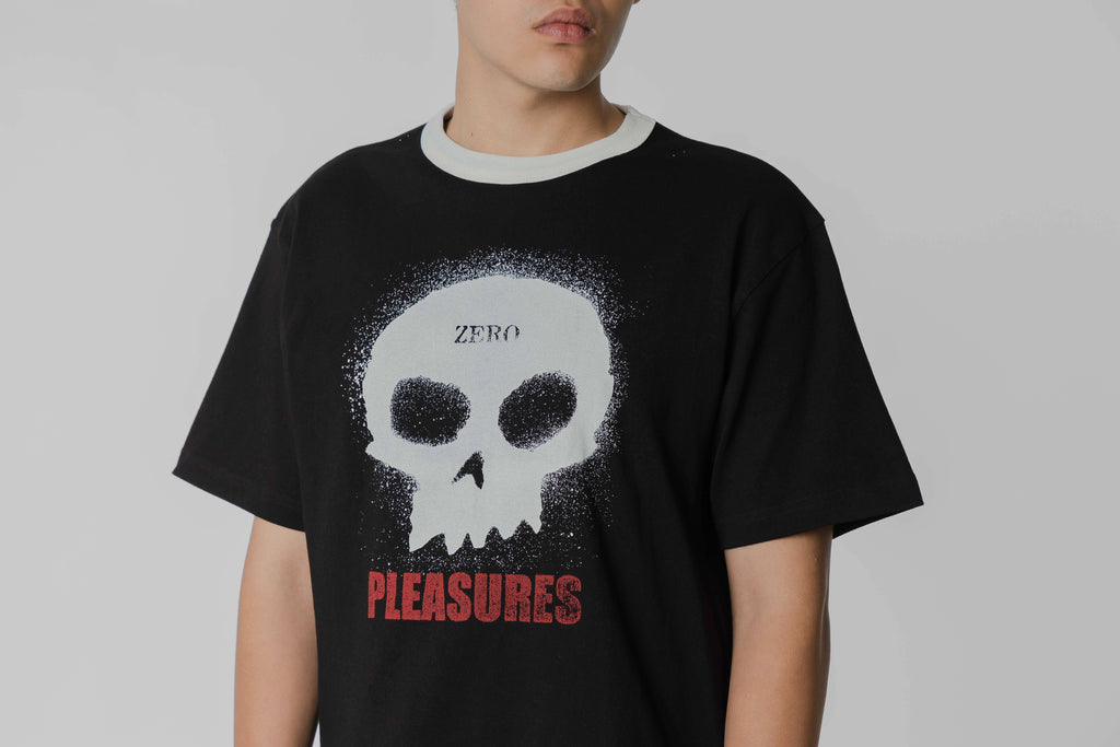 Pleasures Single Skull Heavy weight Shirt - P26SPZ006-BLACK - Lust México