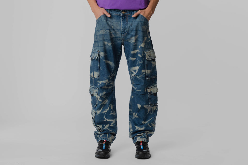 Crime Life Camo Cargo Jeans