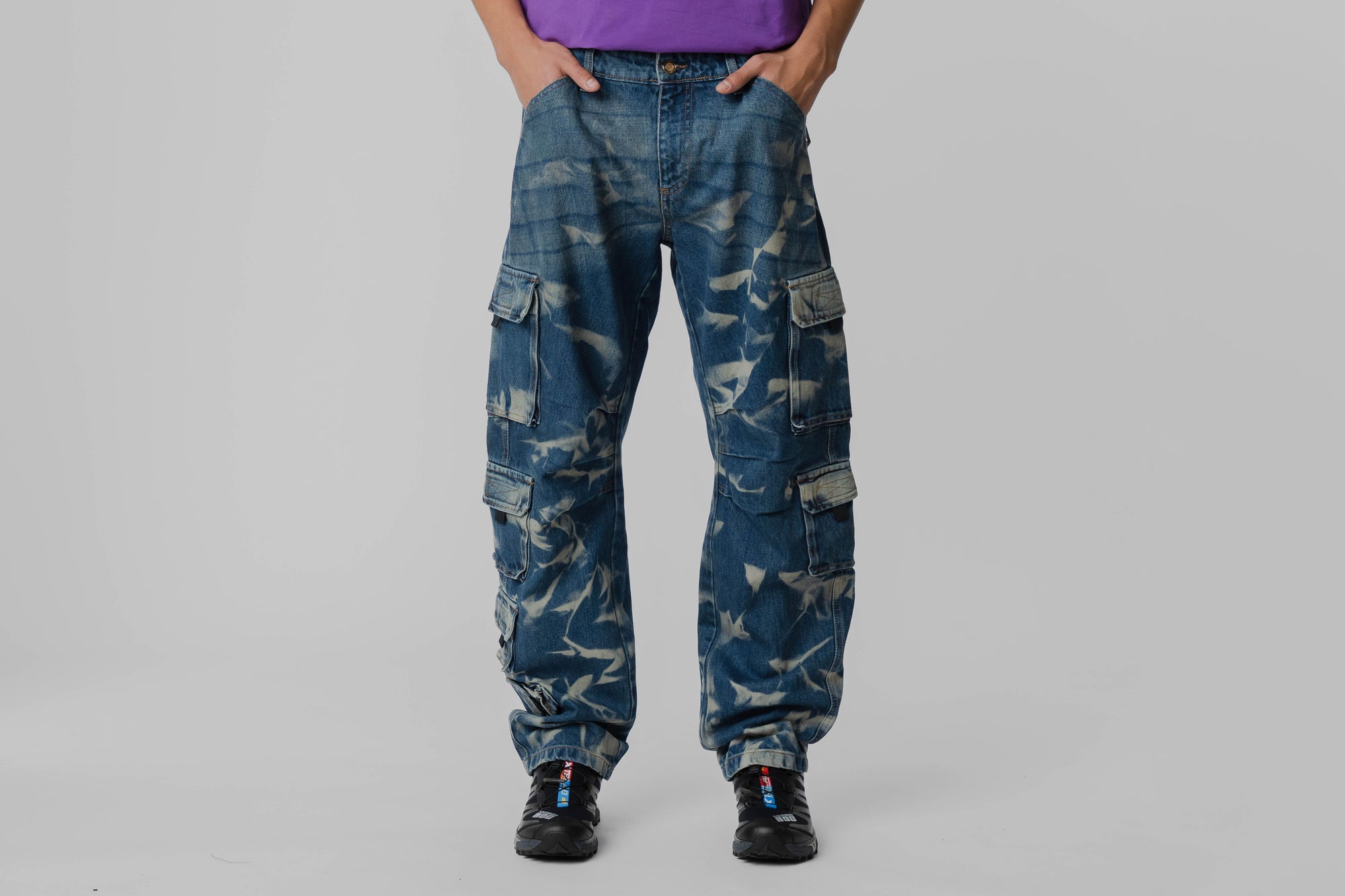 Crime Life Camo Cargo Jeans