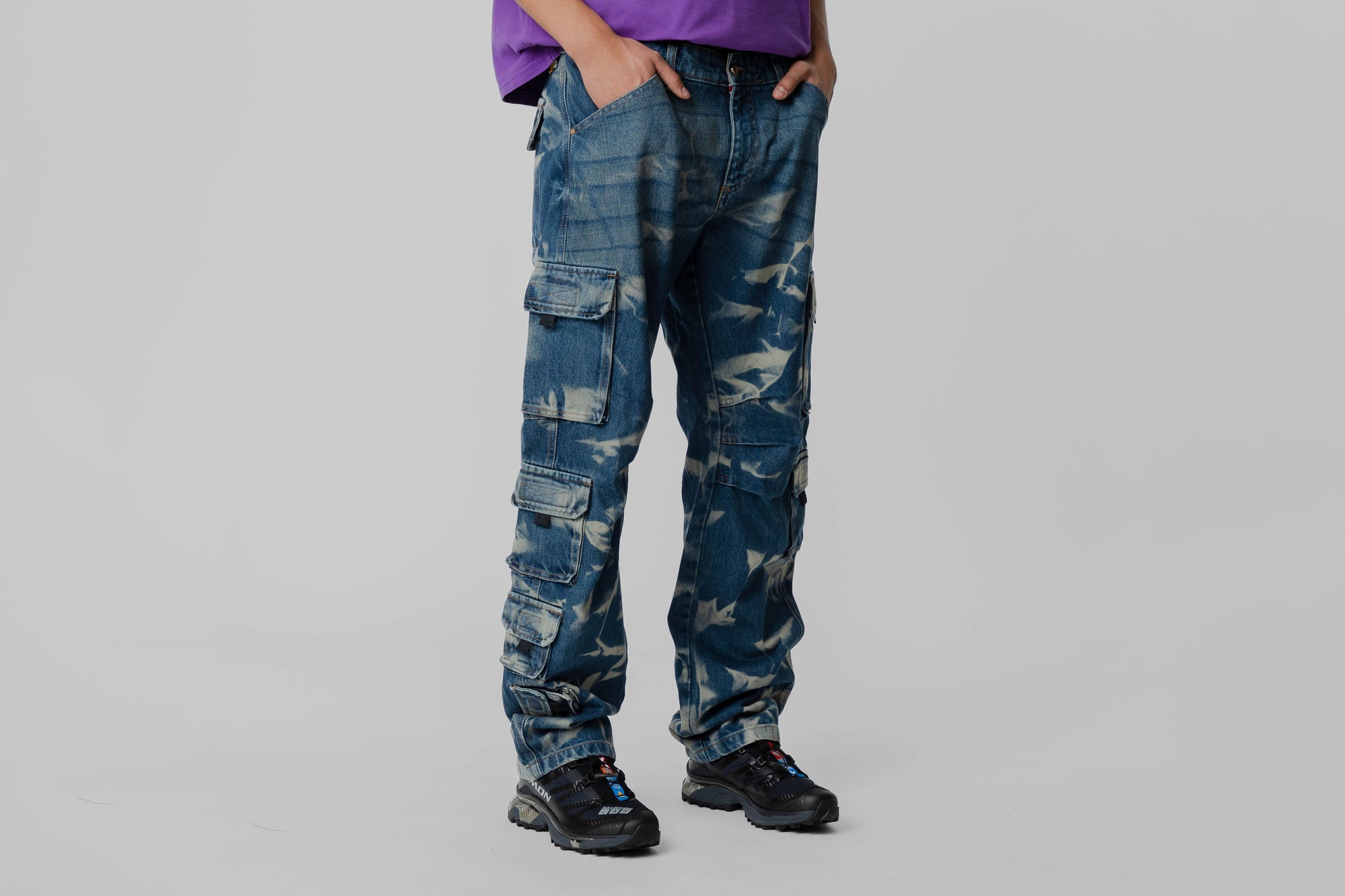 Crime Life Camo Cargo Jeans